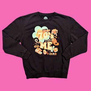 Tamelo, The 70's Made Me, Black Crewneck Size XL